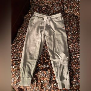 Grey Fila womens sweatpants